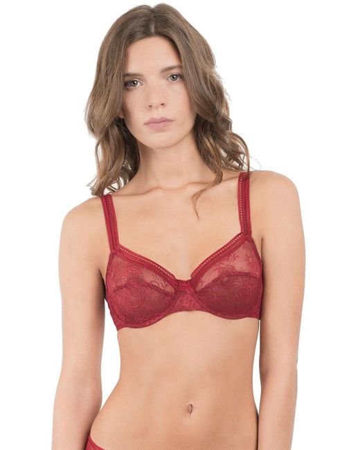 Maison Lejaby Red 16433 Miss Bra