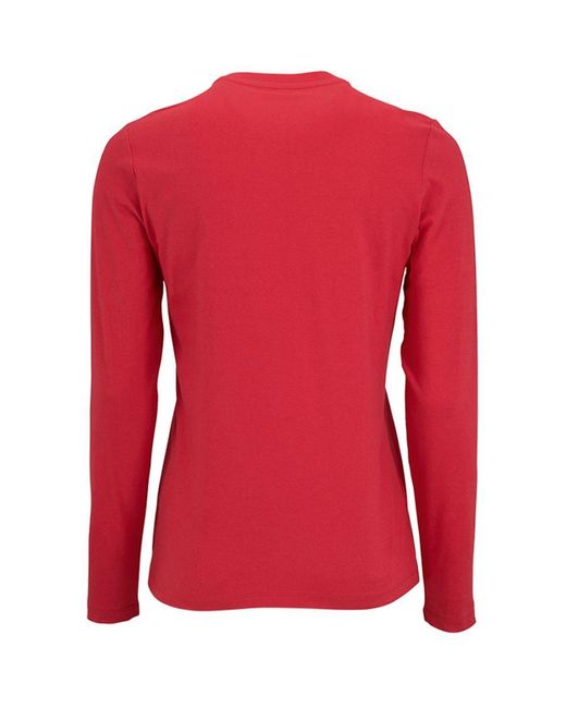 Sol's Red Ladies Imperial Long Sleeve T-Shirt