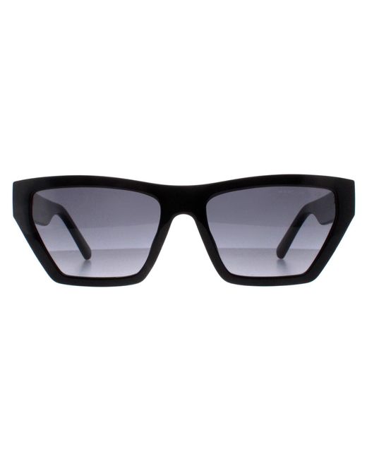 Marc Jacobs Black Cat Eye Shiny Dark Gradient 657/S