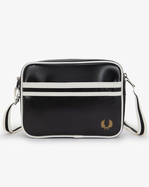 Fred Perry Black Mini Shoulder Bag for men