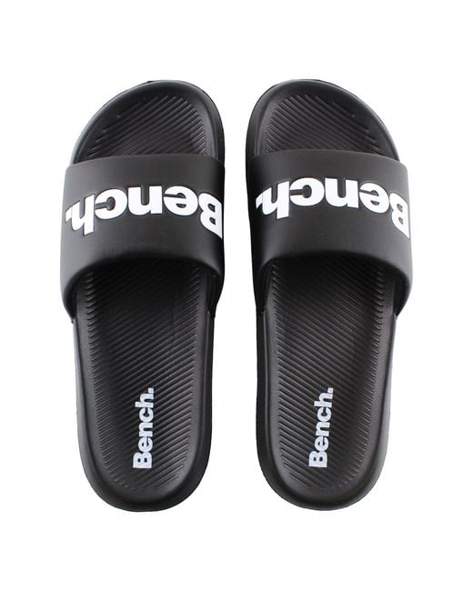 Bench Black Cruise Sliders for men
