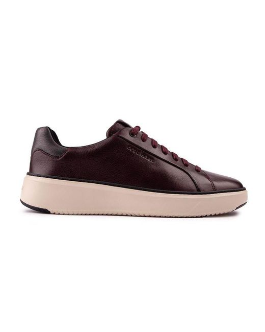 Cole Haan Brown Grandpro Top Spin Trainers for men