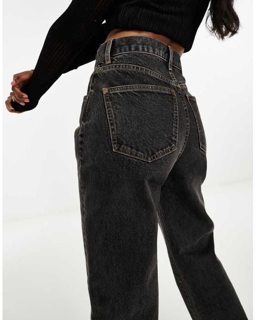 Cotton On Black Loose Straight Leg Jeans