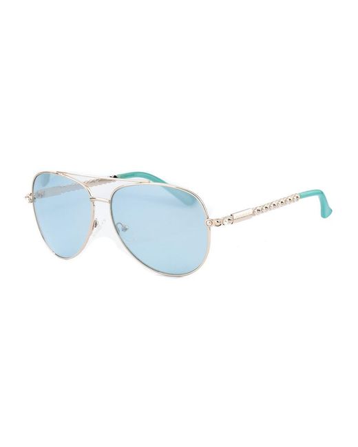 Guess Blue Gold Metal Sunglasses