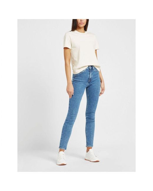 Calvin Klein 's High Rise Skinny Jeans In Blue