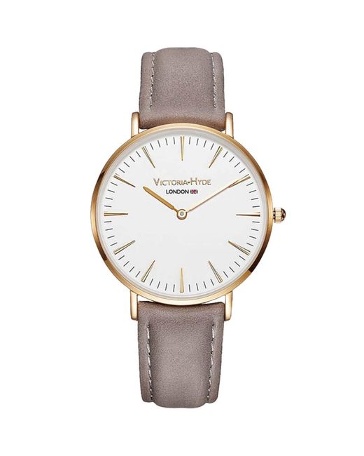 Victoria Hyde London Metallic Watch Southfields Modern, Stainless Steel