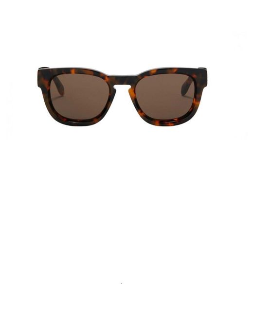 Palm Angels Brown Accessories Riverside Rectangle Sunglasses for men