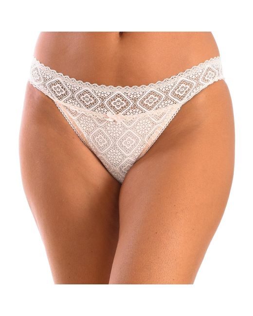 Selene Brown Mini Lace Bikini Bottom Bk3113