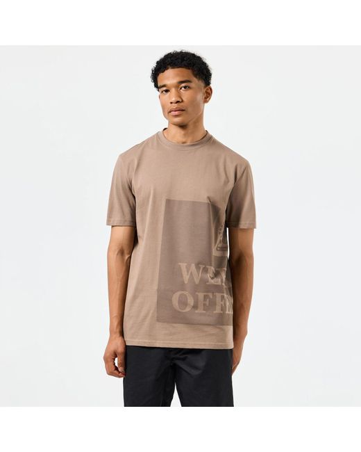 Weekend Offender Natural Ryan Large Tonal Prison T-Shirt for men