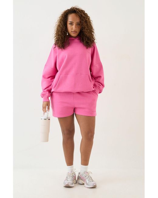DSGN Studio Pink Oversized Over The Head Hoodie