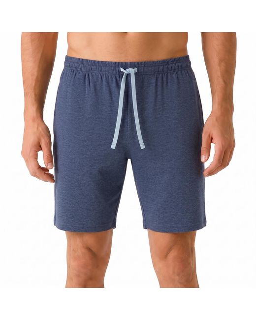 Boss Blue Cotton Sports Shorts 50515314 for men