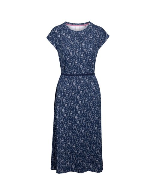 Trespass Blue Ladies Portia Flower Casual Dress