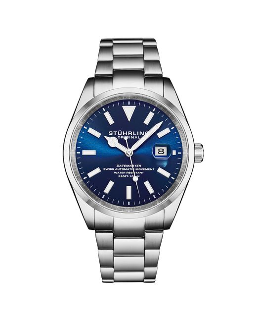 Stuhrling Metallic Datemaster Heritage Automatic 1025 42Mm for men