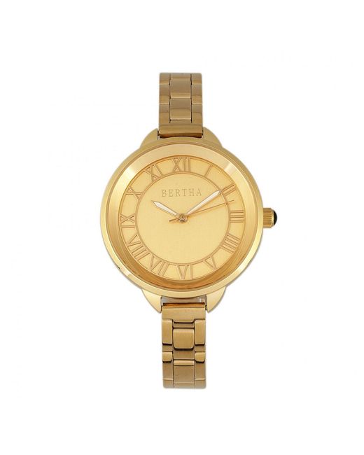 Bertha Metallic Madison Sunray Dial Bracelet Watch
