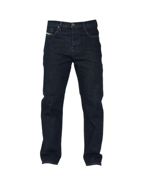DIESEL Blue D-Viker Regular Fit Dark Jeans for men