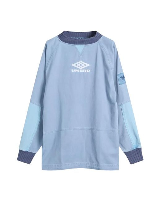 Umbro Blue Iconic Drill Top (Infinity/Dusky/ for men