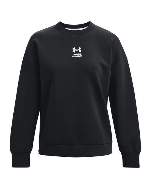 Under Armour Black Summit Knit Oversize Sweater