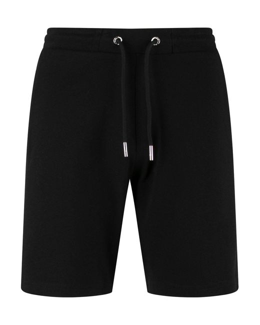 Luke 1977 Black Index Jersey Shorts for men