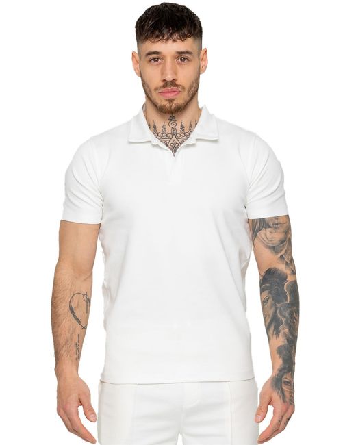 Enzo Poloshirt in het White voor heren