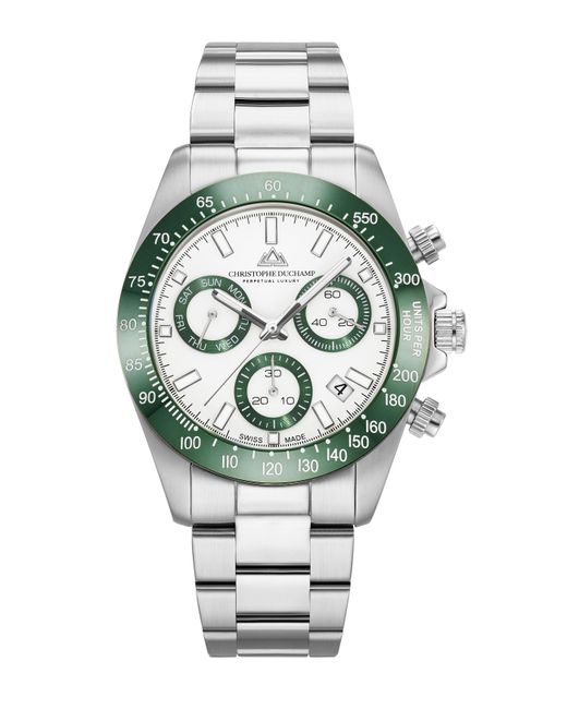 Christophe Duchamp Gray Grant Mont Ceramic Watch 42Mm for men