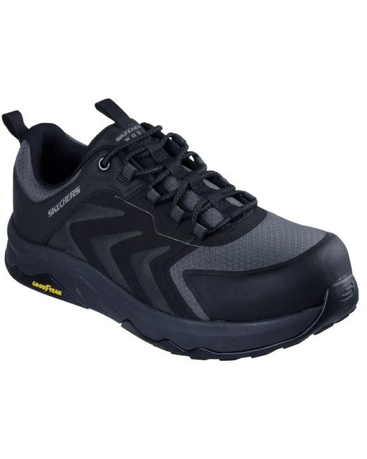 Skechers Blue Workwear Speed-Flex Trekker Nylon Safety Trainers for men