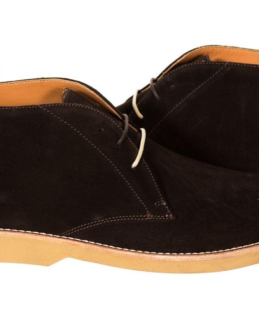 Hackett Black High-Top Shoe With Rubber Sole Hms20444 for men