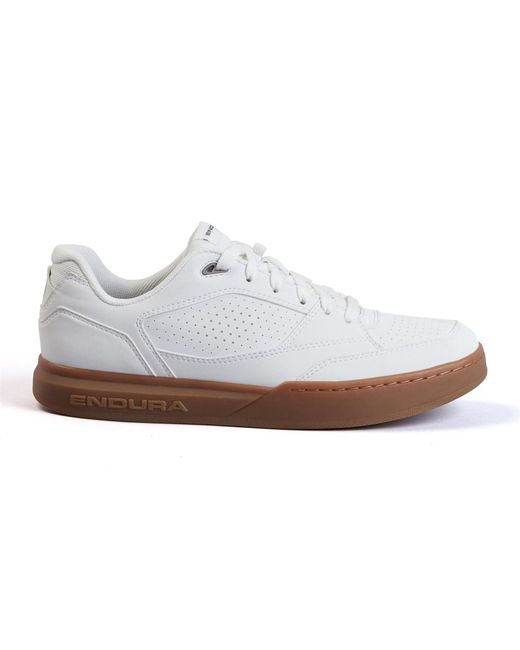 Endura White Hummvee Flat Shoes for men
