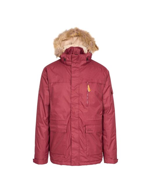 Trespass Red Mount Bear Parka Jacket for men