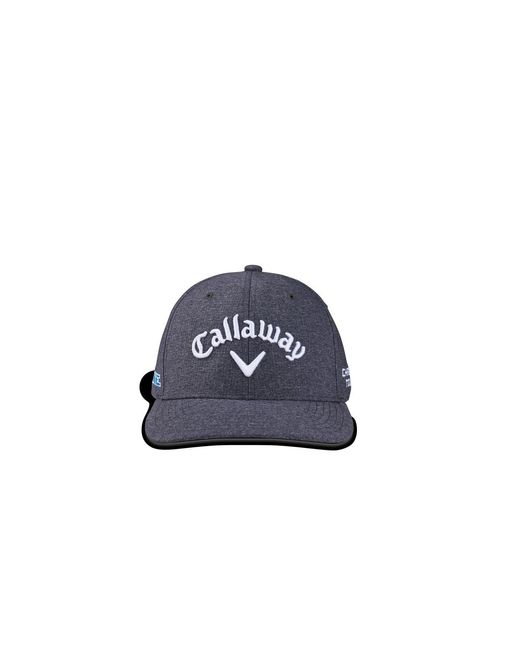 Callaway Apparel Blue Accessories Wordmark Logo Pre Curved Brim Cap for men