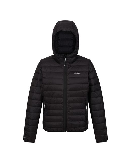 Regatta Black Ladies Marizion Hooded Padded Jacket