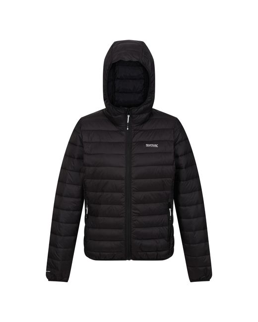 Regatta Black Ladies Marizion Hooded Padded Jacket