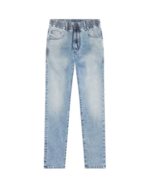 DIESEL Blue D-Krooley Light Jogg Jeans Lyocell for men