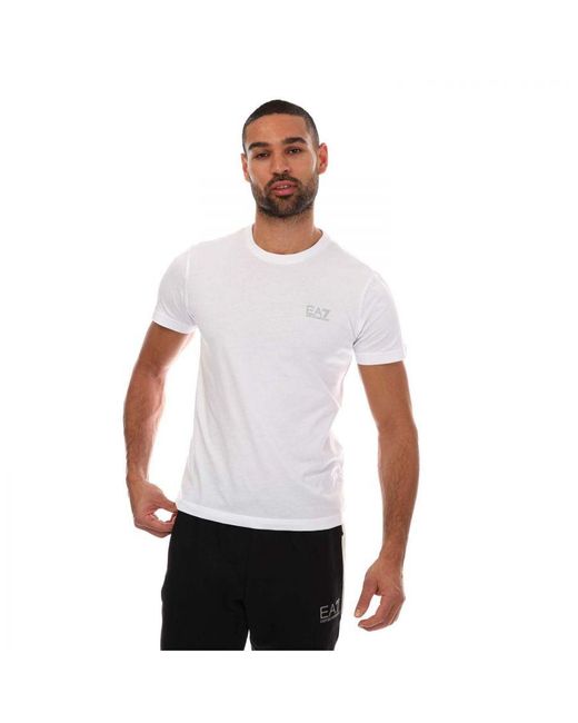 EA7 White Emporio Armani Core Id T-Shirt for men
