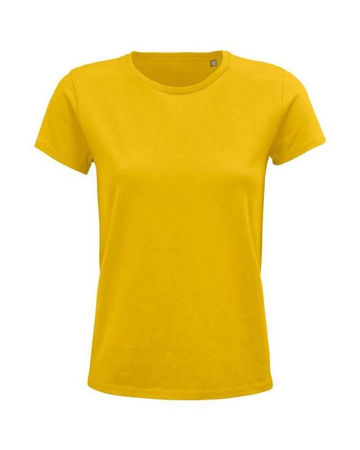 Sol's Yellow Organic Cotton Crusader T-Shirt