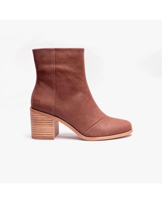 TOMS Brown Evelyn Boots Chestnut