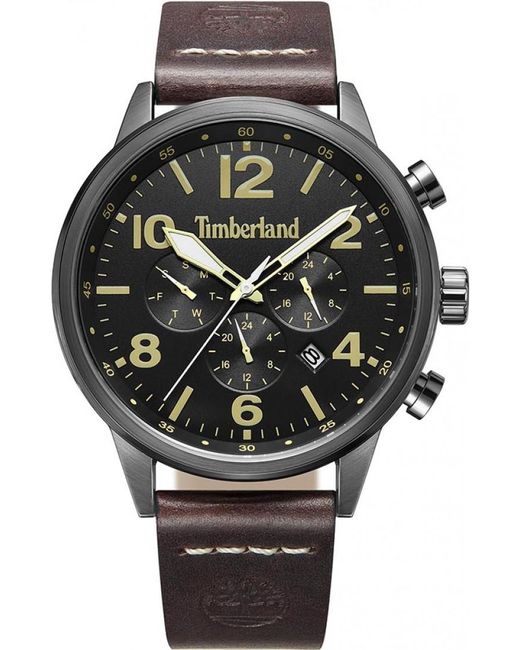 Timberland Black Tdwgf2182404 Myrtle Watch for men