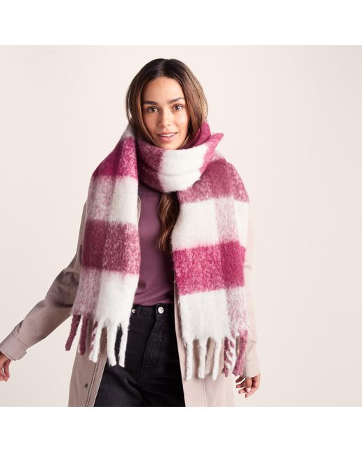 TOG24 Pink Miyara Woven Scarf Washed