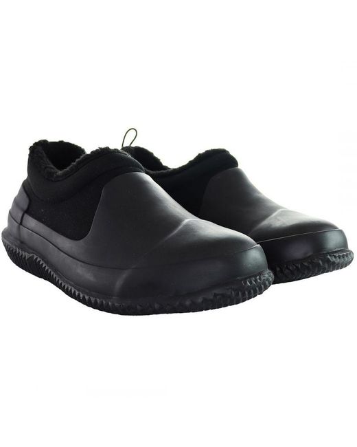 Hunter Black Insulated Shearling Shoes