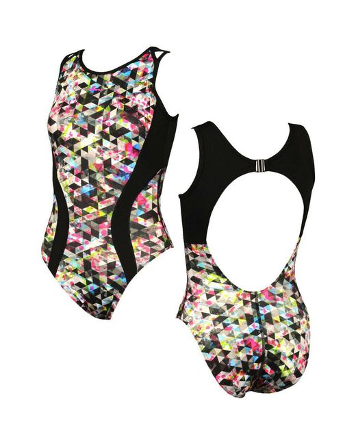 Maru Black Prism Pacer Swimming Costume