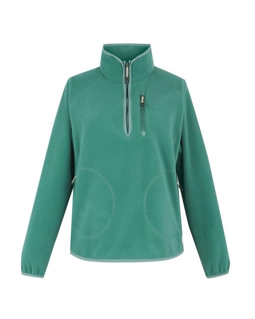 Regatta Green Ladies Frankie Quarter Zip Fleece Top (Spruce)