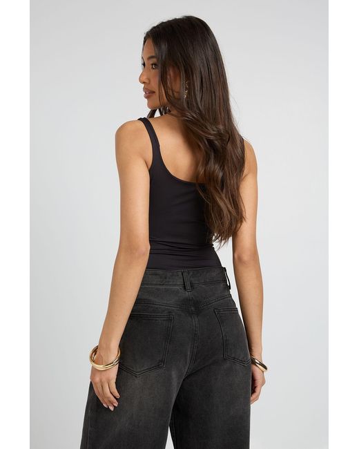 Boohoo Blue Second Skin Strappy Bodysuit