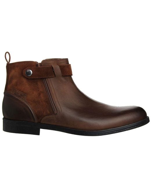 Clarks Brown Brocton Boots Leather for men