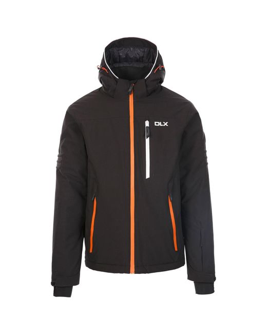 Trespass Black Franklin Dlx Ski Jacket for men