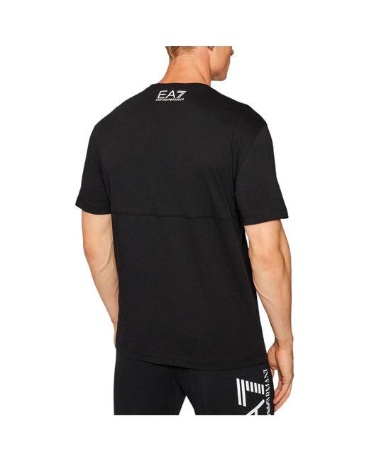 Armani Black Ea7 6Kpt23 T Shirts Crew Neck Emporio Tee Casual Summer Cotton Tops for men