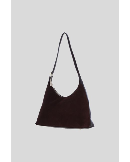 Ashwood Leather White Genuine And Suede Shoulder Bag With Adjustable Strap