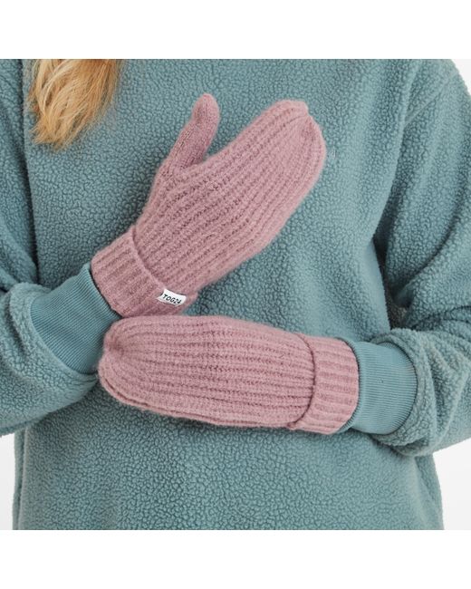 TOG24 Gray Rio Mittens Mauve