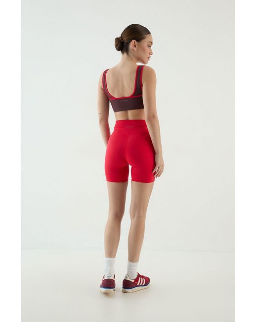DSGN Studio Brown Sculpt Wrap Front Sports Bra