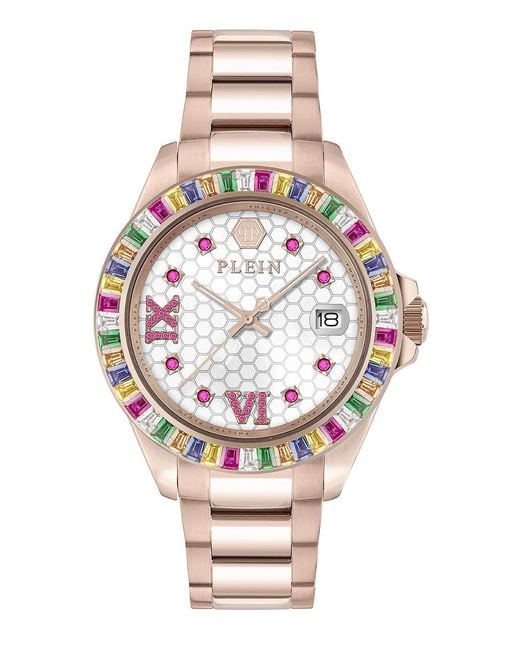 Philipp Plein Multicolor Ladyempire Watch Pw2Fa0425 Stainless Steel