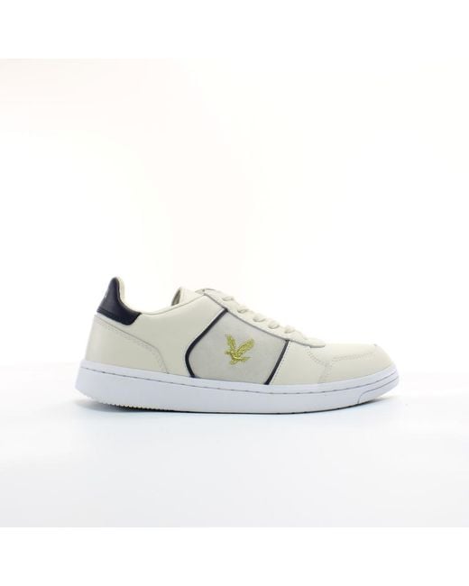 Lyle & Scott White Mcavennie Ii Trainers Leather (Archived) for men