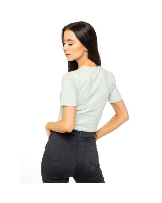 Enzo Green Crop Top